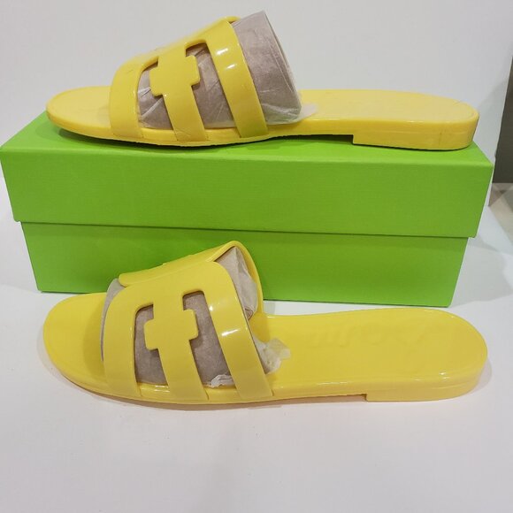 Sam Edelman | Shoes | Sam Edelman Womens Size 1 Bay Jelly Limoncello ...